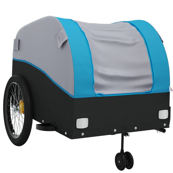 Carrello rimorchio trasporto biciclette 45 kg ferro blu 02_0044107