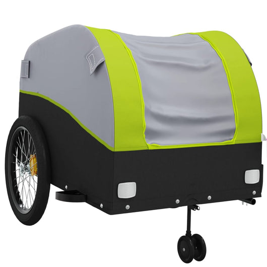 Carrello rimorchio trasporto biciclette 45 kg ferro verde 02_0044129