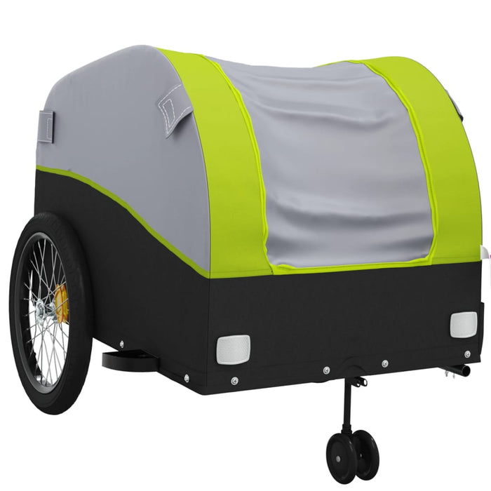 Carrello rimorchio trasporto biciclette 45 kg ferro verde 02_0044129
