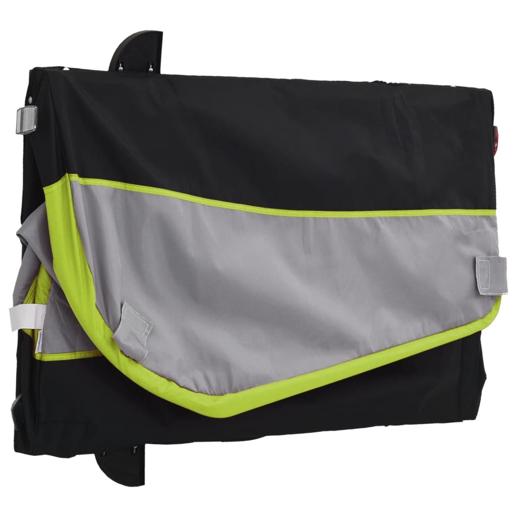 Carrello rimorchio trasporto biciclette 45 kg ferro verde 02_0044129