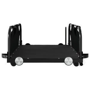 Rimorchio da Bici Nero Oxford e Ferro