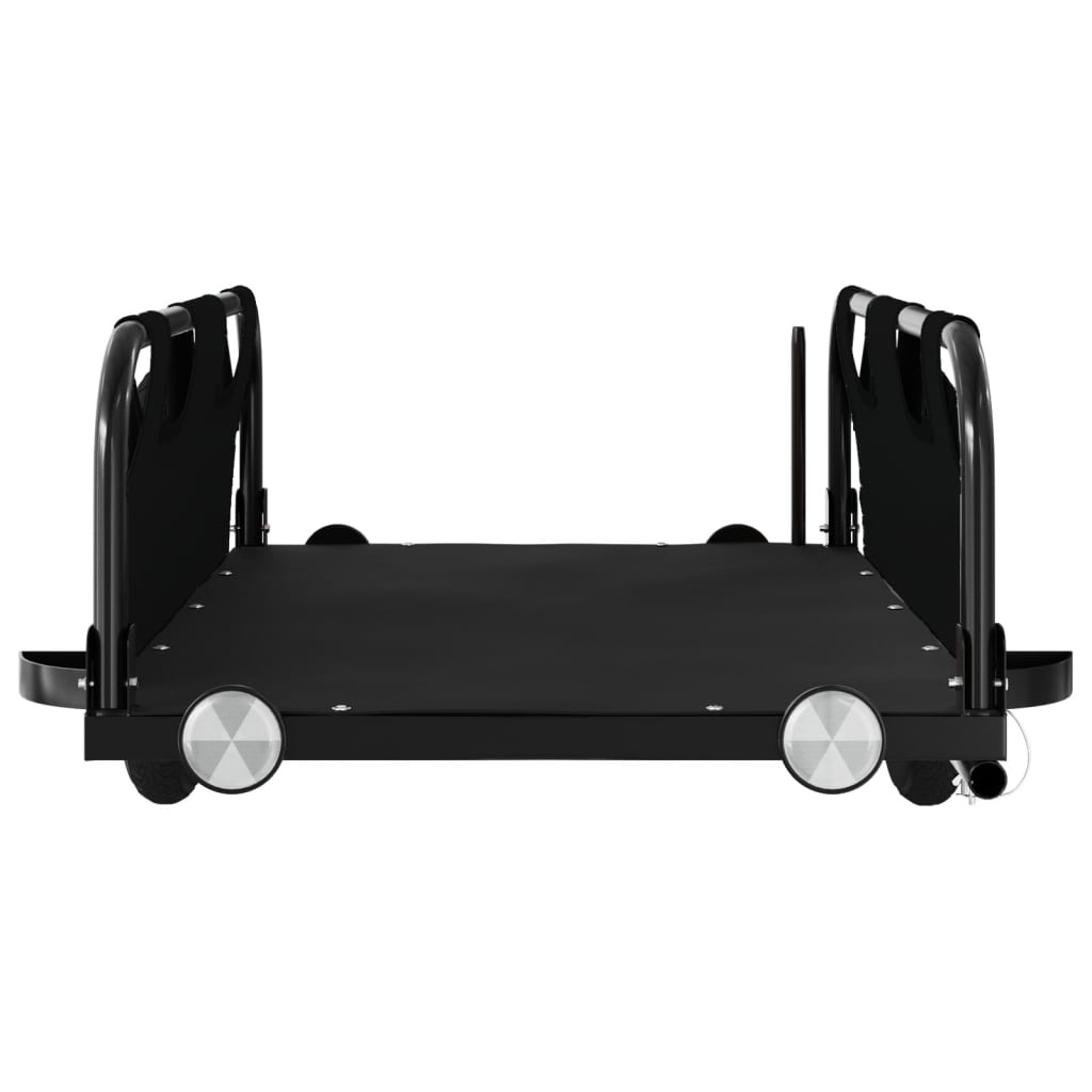 Rimorchio da Bici Nero Oxford e Ferro 94164