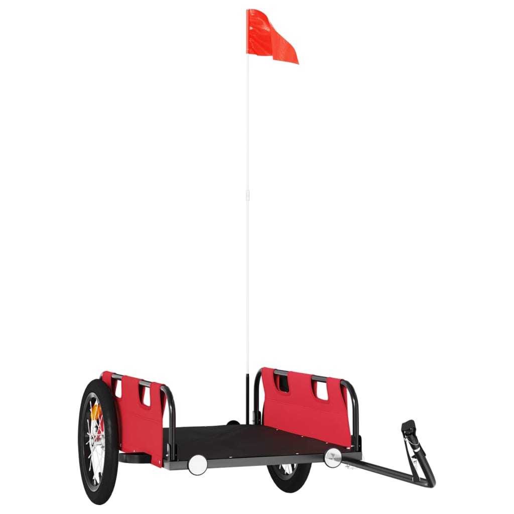 Rimorchio da Bici Rosso Oxford e Ferro 94167