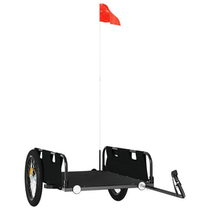 Rimorchio da Bici Nero Oxford e Ferro 94178