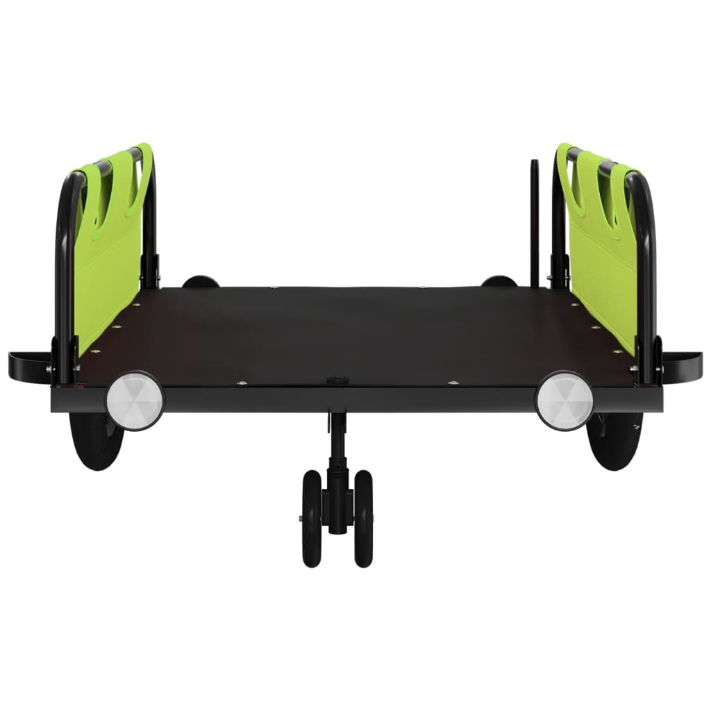 Rimorchio da Bici Verde Oxford e Ferro 94193