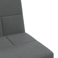 Divano Letto a L-Sofa Letto-Daybed Grigio Scuro 255x140x70 cm in Tessuto 981778