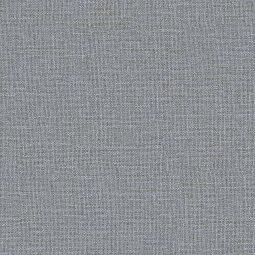 Divano Letto a L Grigio Chiaro 255x140x70 cm in Tessuto 3157235