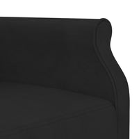 Divano Letto a L Nero 271x140x70 cm in Velluto 3157279