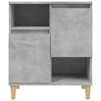 Credenza cassettiera mobile contenitore organizer cucina soggiorno salotti set di 2 60 x 35 x 70 cm legno ingegnerizzato grigio 02_0036865