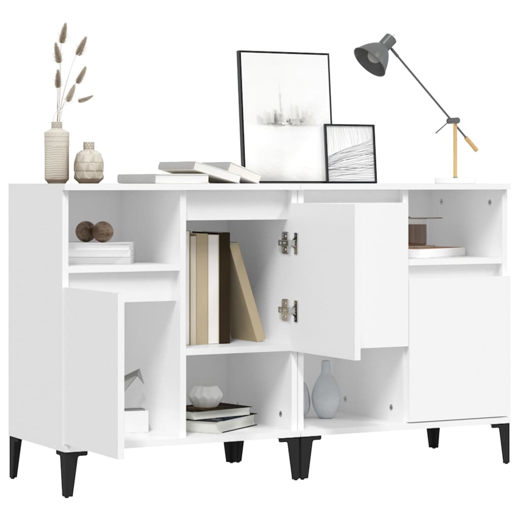 Credenze 2pz Bianche 60x35x70 cm in Legno Multistrato 3185727