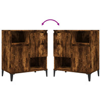 Credenze 2pz Rovere Fumo 60x35x70 cm in Legno Multistrato 3185732