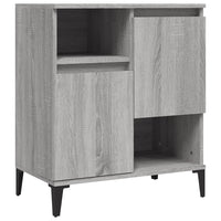 Credenza cassettiera mobile contenitore organizer cucina soggiorno salotti set di 2 sonoma 60 x 35 x 70 cm legno ingegnerizzato grigio 02_0036966