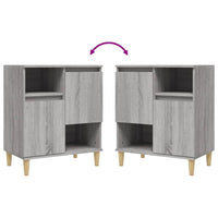 vidaXL Credenze 3pz Grigio Sonoma 60x35x70 cm in Legno Multistrato