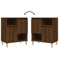 Credenze 3pz Rovere Marrone 60x35x70 cm in Legno Multistrato 3185742