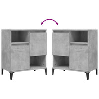 Credenze 3pz Grigio Cemento 60x35x70 cm in Legno Multistrato 3185747