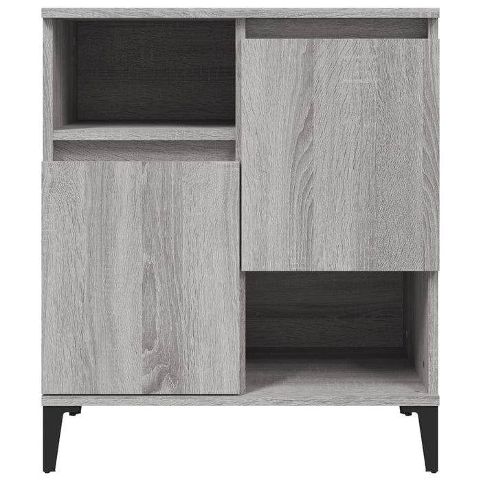 Credenza cassettiera mobile contenitore organizer cucina soggiorno salotti 3 pezzi sonoma 60 x 35 x 70 cm legno ingegnerizzato grigio 02_0037169