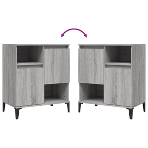 Credenze 3pz Grigio Sonoma 60x35x70 cm in Legno Multistrato 3185749