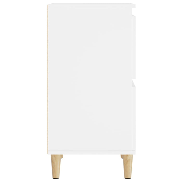 Credenze 2pz Bianche 60x35x70 cm in Legno Multistrato 3185751