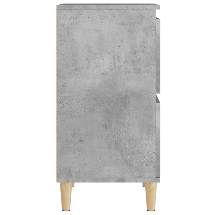 Credenze 2pz Grigio Cemento 60x35x70 cm in Legno Multistrato 3185755