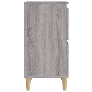 Credenze 2pz Grigio Sonoma 60x35x70 cm in Legno Multistrato 3185757