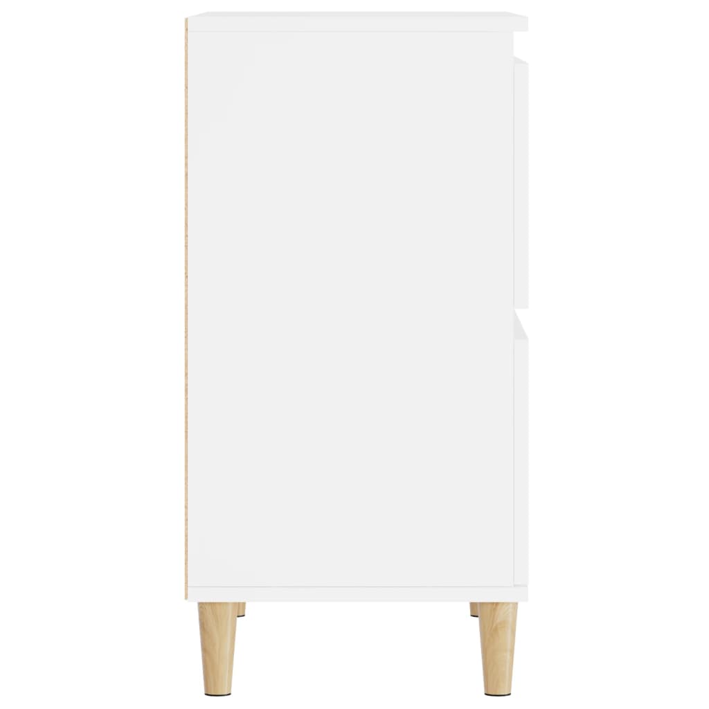 Credenze 3pz Bianche 60x35x70 cm in Legno Multistrato 3185767
