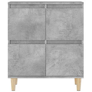Credenze 3pz Grigio Cemento 60x35x70 cm in Legno Multistrato 3185771