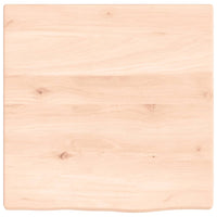 Piano Bagno 40x40x2 cm in Legno Massello Non Trattato 3155996