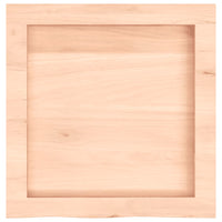 Piano Bagno 40x40x(2-4) cm in Legno Massello Non Trattato 3155997