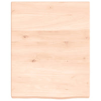 Piano Bagno 40x50x(2-4) cm in Legno Massello Non Trattatocod mxl 122371