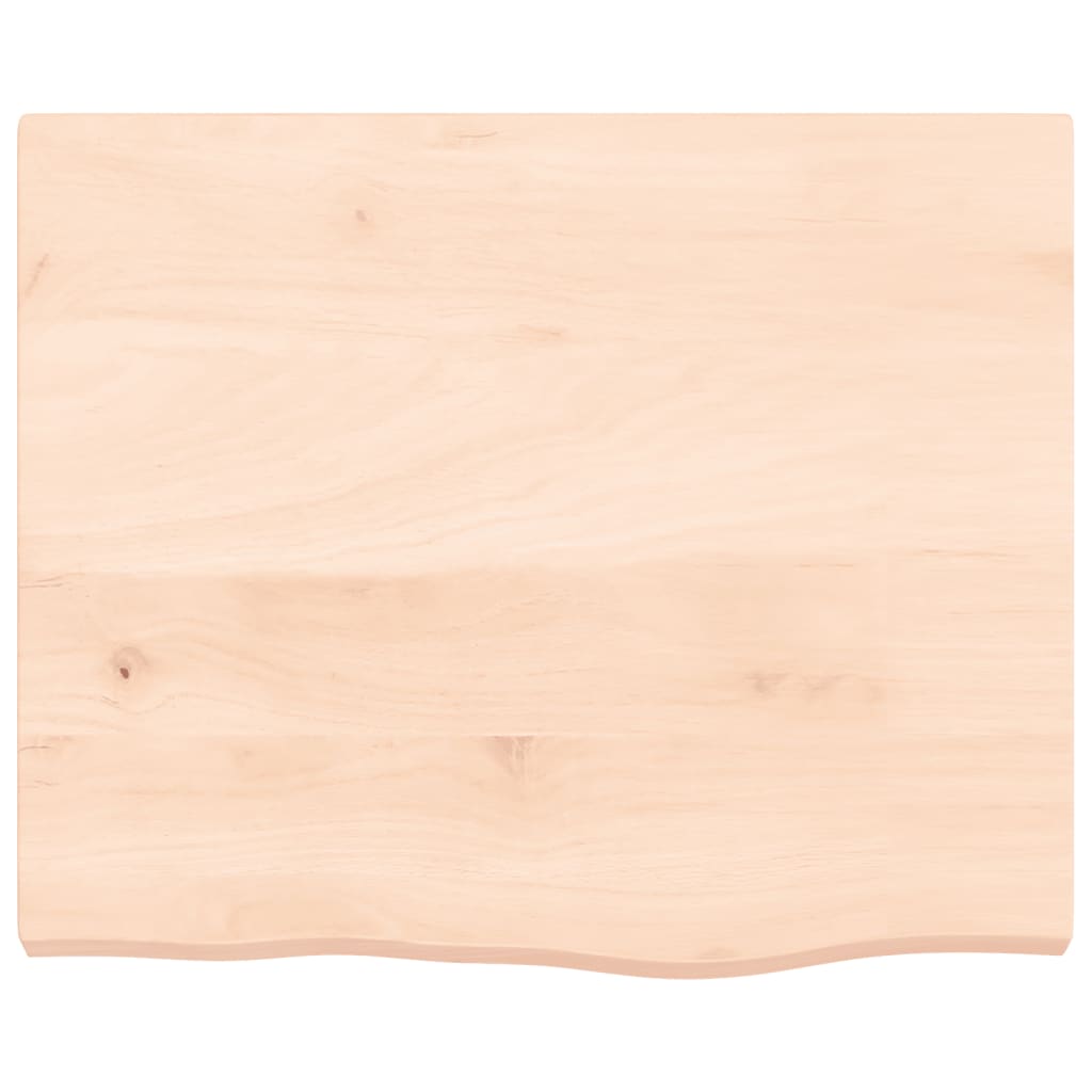 Piano Bagno 60x50x(2-4) cm in Legno Massello Non Trattatocod mxl 74448