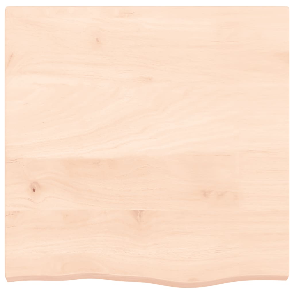 Piano Bagno 60x60x(2-4) cm in Legno Massello Non Trattato 3156015