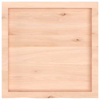 Piano Bagno 60x60x(2-4) cm in Legno Massello Non Trattato 3156015