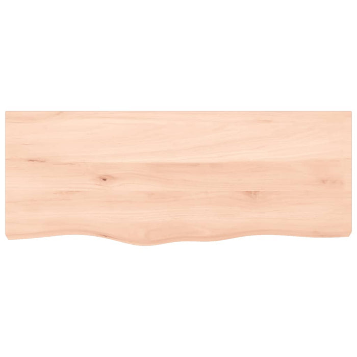 Piano Bagno 100x40x(2-4) cm in Legno Massello Non Trattatocod mxl 78632