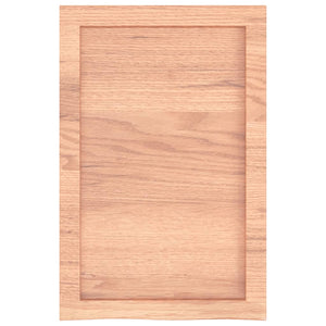 Piano Bagno Marrone 40x60x(2-6) cm Legno Massello Trattato 3156100