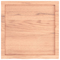 Piano Bagno Marrone 60x60x(2-4) cm Legno Massello Trattato 3156111