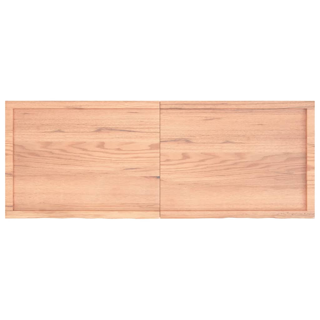 Piano Bagno Marrone 160x60x(2-4) cm Legno Massello Trattato