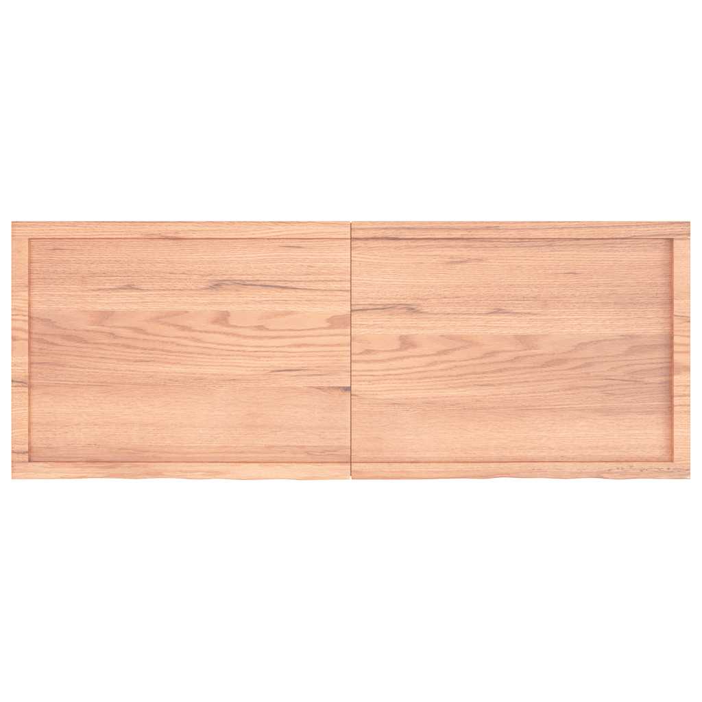Piano Bagno Marrone 160x60x(2-4) cm Legno Massello Trattato 3156159