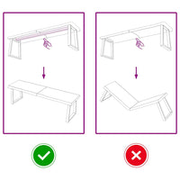 Piano Bagno Marrone Scuro 140x30x(2-4)cm Legno Trattato 3156241