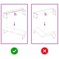 vidaXL Piano Bagno Marrone Scuro 180x60x(2-4))cm Legno Trattato