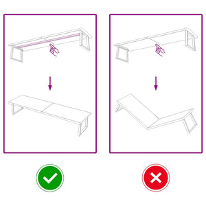 Piano Bagno Marrone Scuro 220x60x(2-4) cm Legno Trattato 3156279