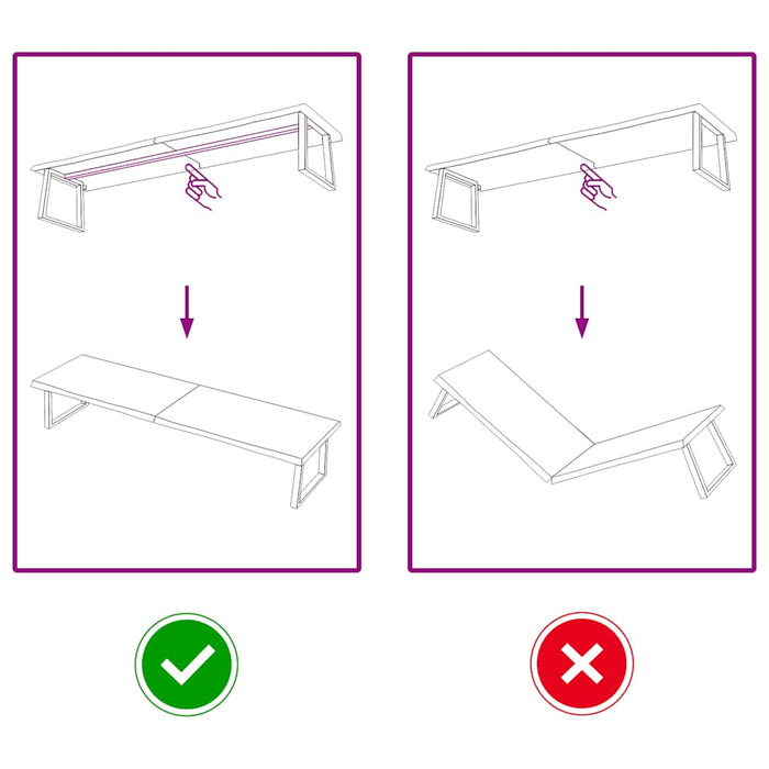 Piano Bagno Marrone Scuro 220x60x(2-4) cm Legno Trattato 3156279