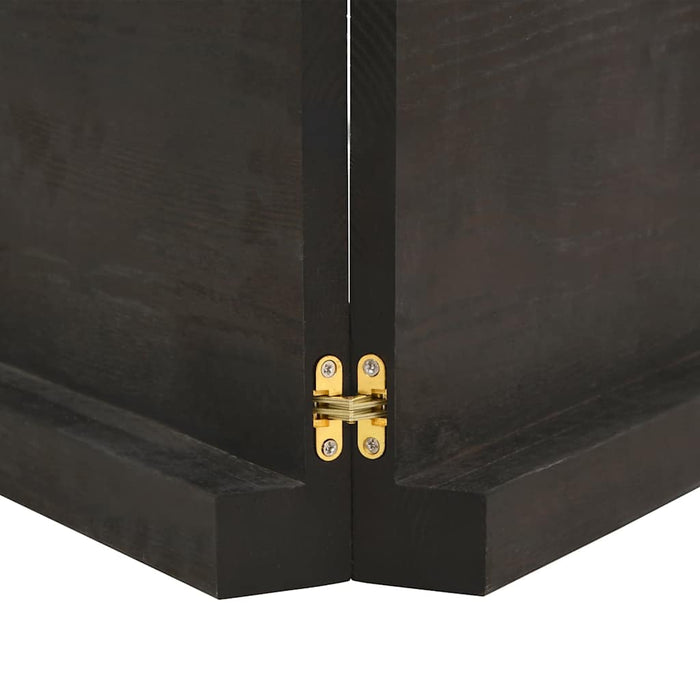 Piano Bagno Marrone Scuro 220x60x(2-6) cm Legno Trattato 3156280