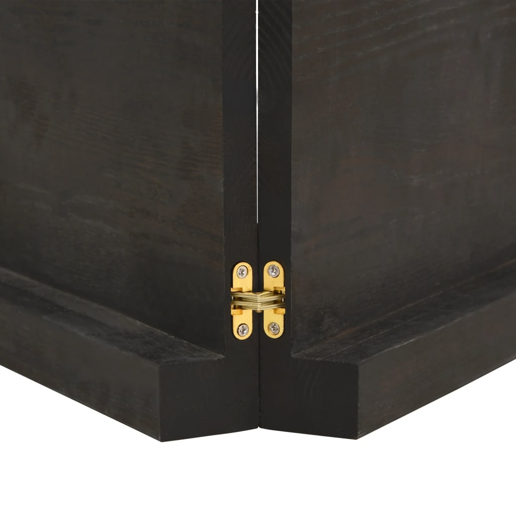 Piano Tavolo Marrone 180x50x(2-6) cm Rovere Massello Trattato