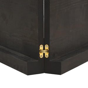 Piano Tavolo Marrone 200x60x(2-6) cm Rovere Massello Trattato 3156463