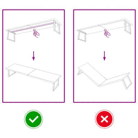 Piano Tavolo Marrone 220x60x(2-4) cm Rovere Massello Trattato 3156468