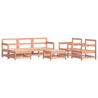 Set Divani Giardino 7 pz con Cuscini Legno Massello di Douglas 3185827