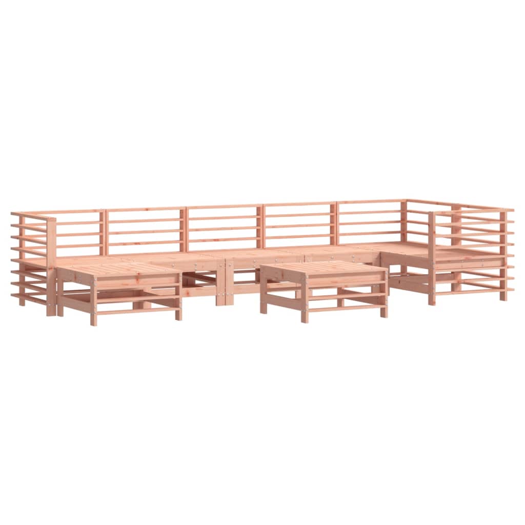 Set Divani Giardino 8 pz con Cuscini Legno Massello di Douglas 3185883