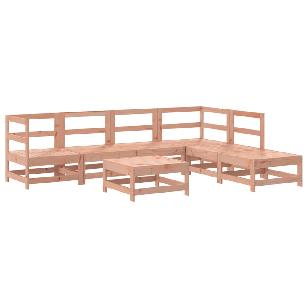 Set Divani Giardino 7 pz con Cuscini Legno Massello di Douglas 3185967