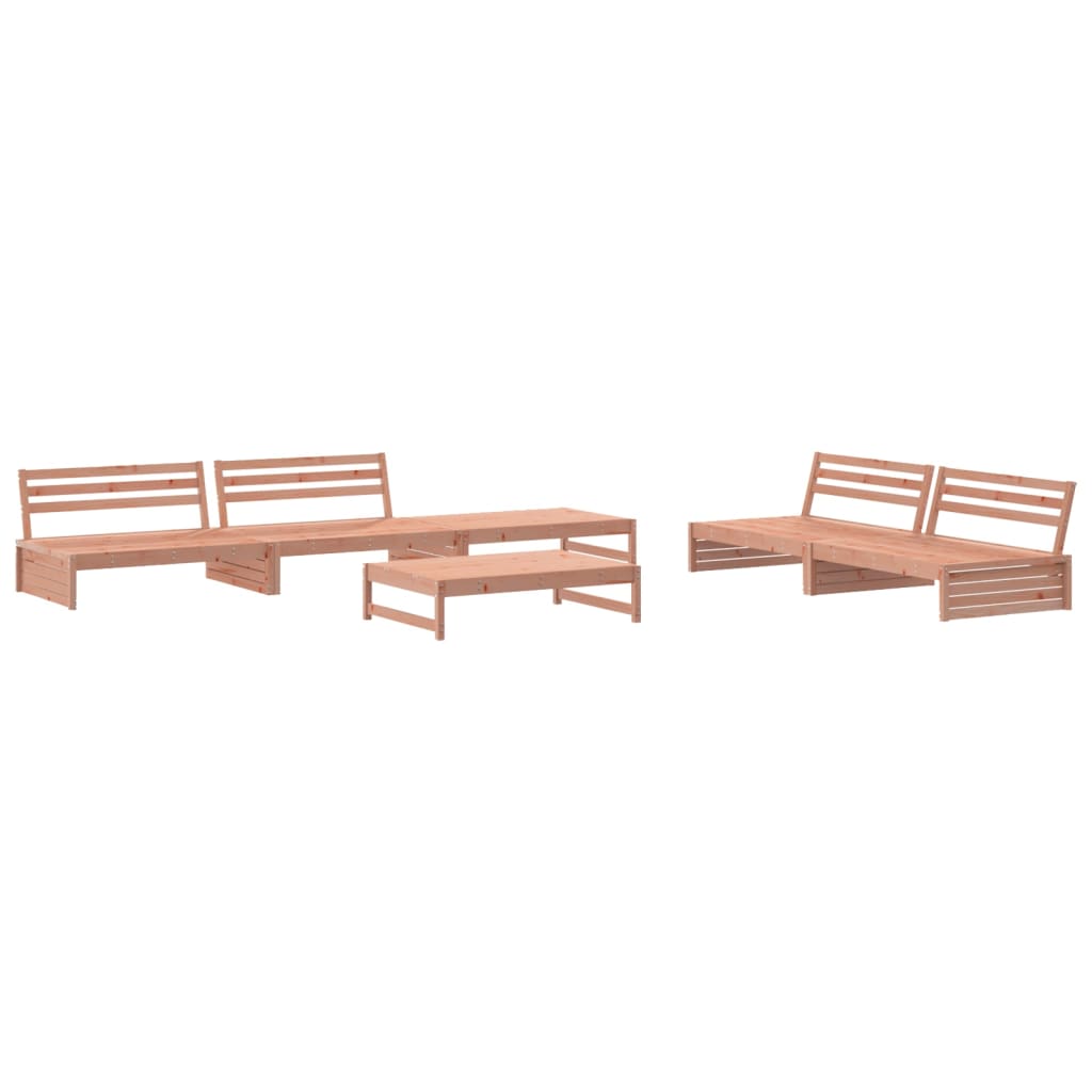 Set Divani Giardino 6 pz con Cuscini Legno Massello di Douglas 3186128
