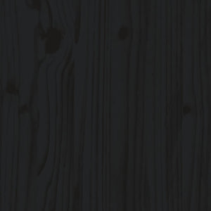 Set Divani da Giardino 5 pz con Cuscini in Legno Massello Nero 3186148